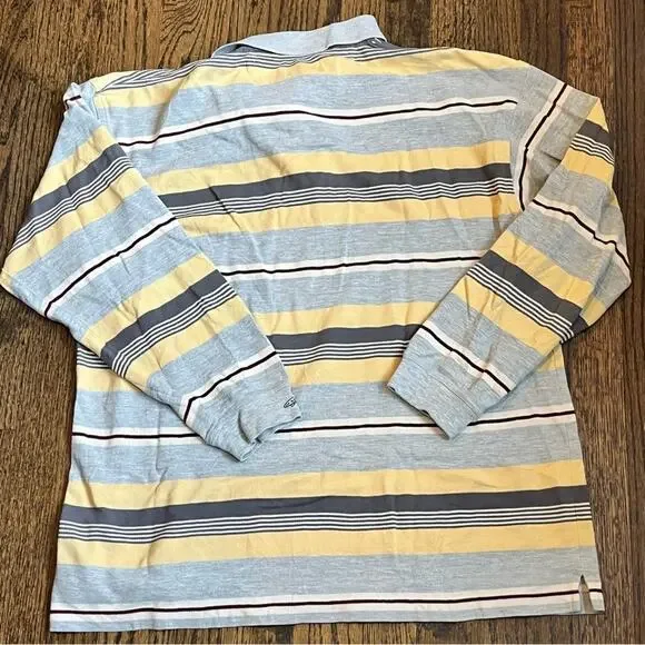Greg Norman Collection Long Sleeve Polo Shirt Vintage Preppy 2000s Men's Large - Picture 6 of 7